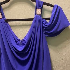 Blue cocktail dress